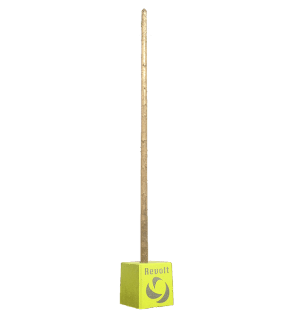 Poteau bois de 8m type FT
