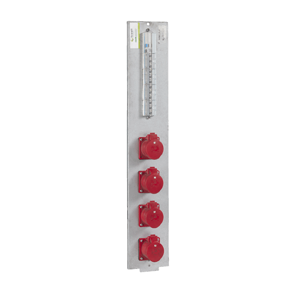 Bandeau simple tétra 63A (4 PC 16A tétra CEE)