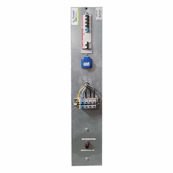 Bandeaux simples tétra 63A 1 bornier protégé 63A et 1 Pc 16A