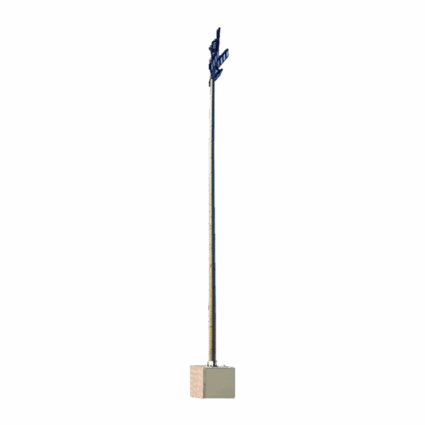 Poteau bois de 14m