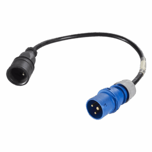 Adaptateur 16A mono CEE "M" vers 16A mono NF "F"