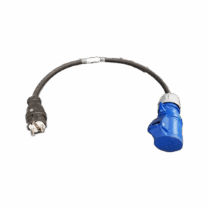 Adaptateur 16A mono NF "M" vers 16A mono CEE "F"