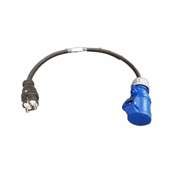 Adaptateur 16A mono NF "M" vers 16A mono CEE "F"