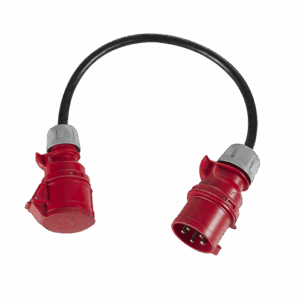 Adaptateur 32A tétra CEE "M" vers 16A tétra CEE "F"