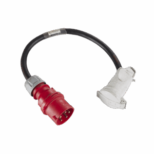 Adaptateur 32A tétra CEE "M" vers 20A tétra NF "F"