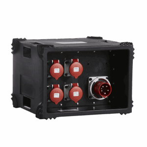 Borne de distri 63A tétra (4 Pc 32A 5P CEE)