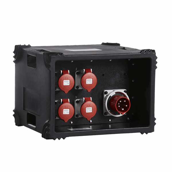 Borne de distri 63A tétra (4 Pc 32A 5P CEE)