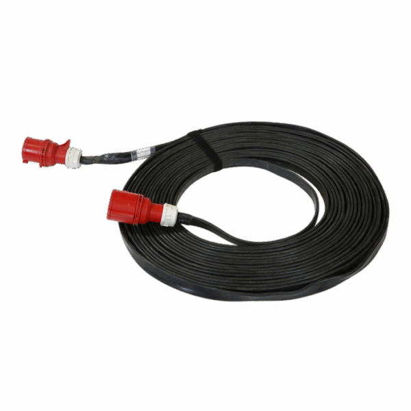 Rallonge (câble plat) 32A tétra CEE de 15m