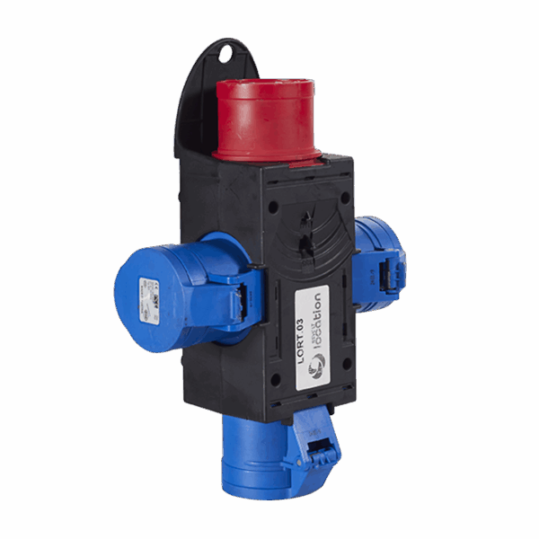 Répartiteurs 32A tétra CEE vers 3x32A mono CEE
