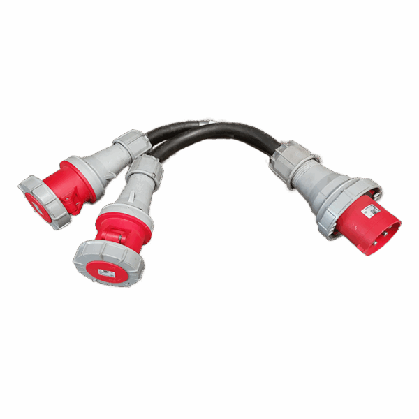 Répartiteurs 125A tétra CEE vers 2x63A tétra CEE