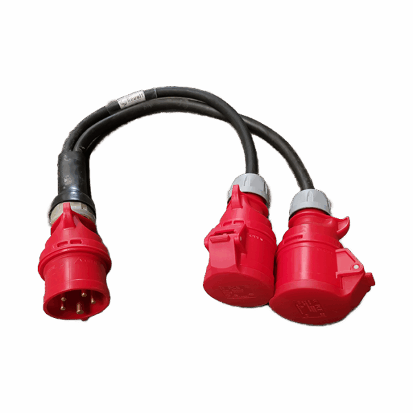 Répartiteur 16A tétra CEE vers 2x16A tétra CEE