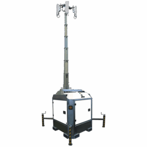 Mât d'éclairage portable
