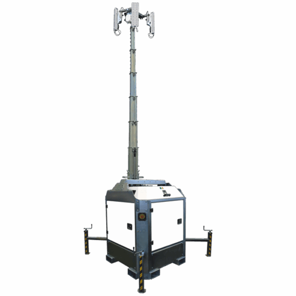 Mât d'éclairage portable