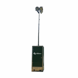 Mât d'éclairage portable 4000 HQI avec GE intégré