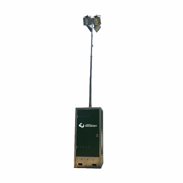 Mât d'éclairage portable 4000 HQI avec GE intégré
