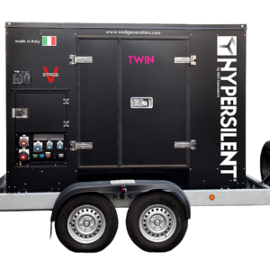 Groupe électrogène hyper insonorisé 2x60 kVA sur remorque