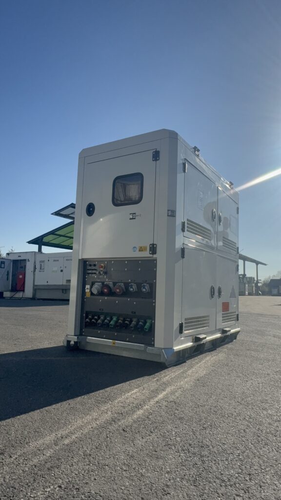 Pack batterie 150 kVA – module énergétique autonome pour chantiers et événements