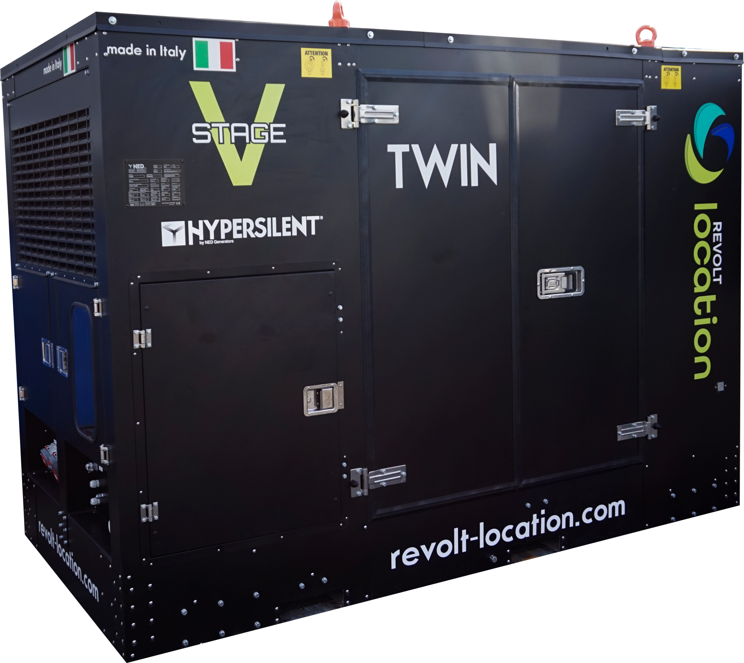 Groupe électrogène hyper insonorisé 2×60 kVA